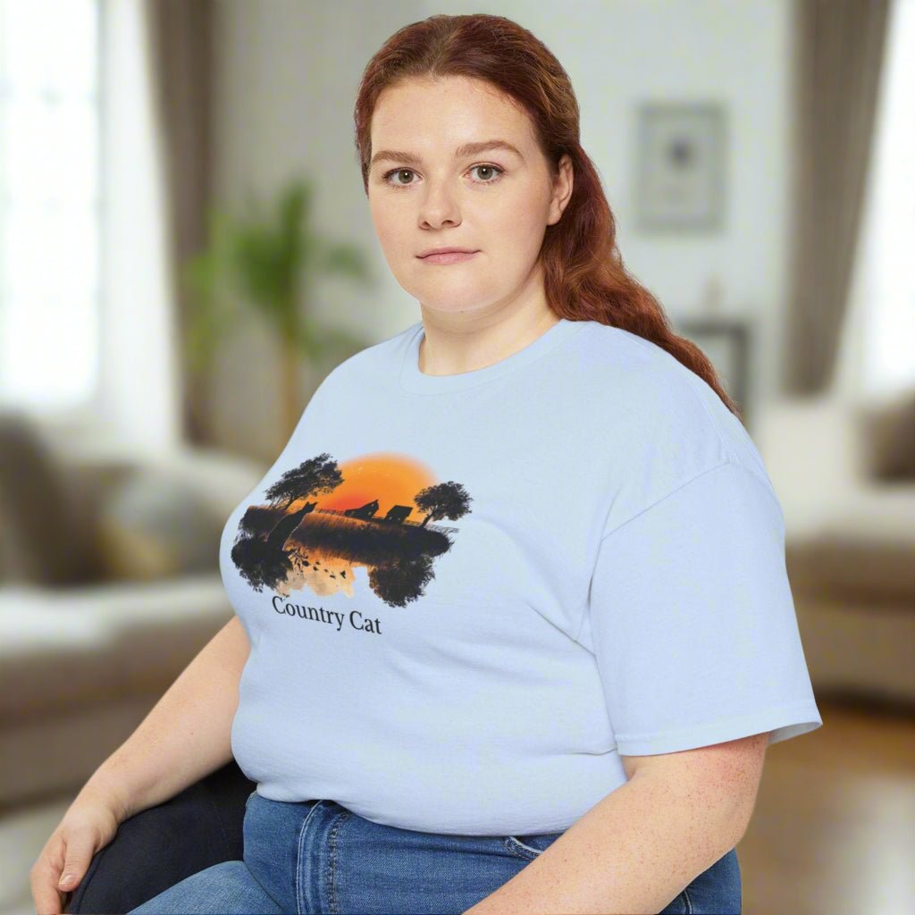Country Cat Unisex Graphic Tee
