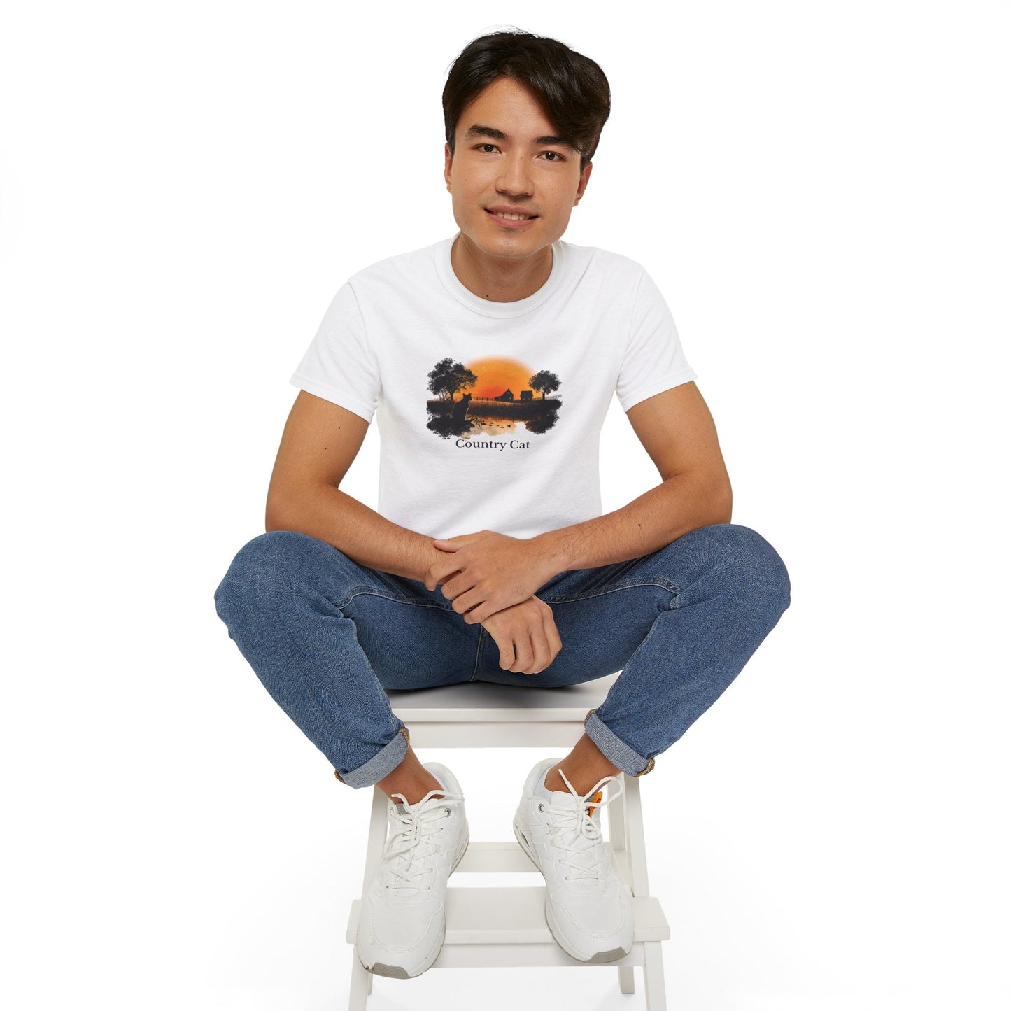 Country Cat Unisex Graphic Tee