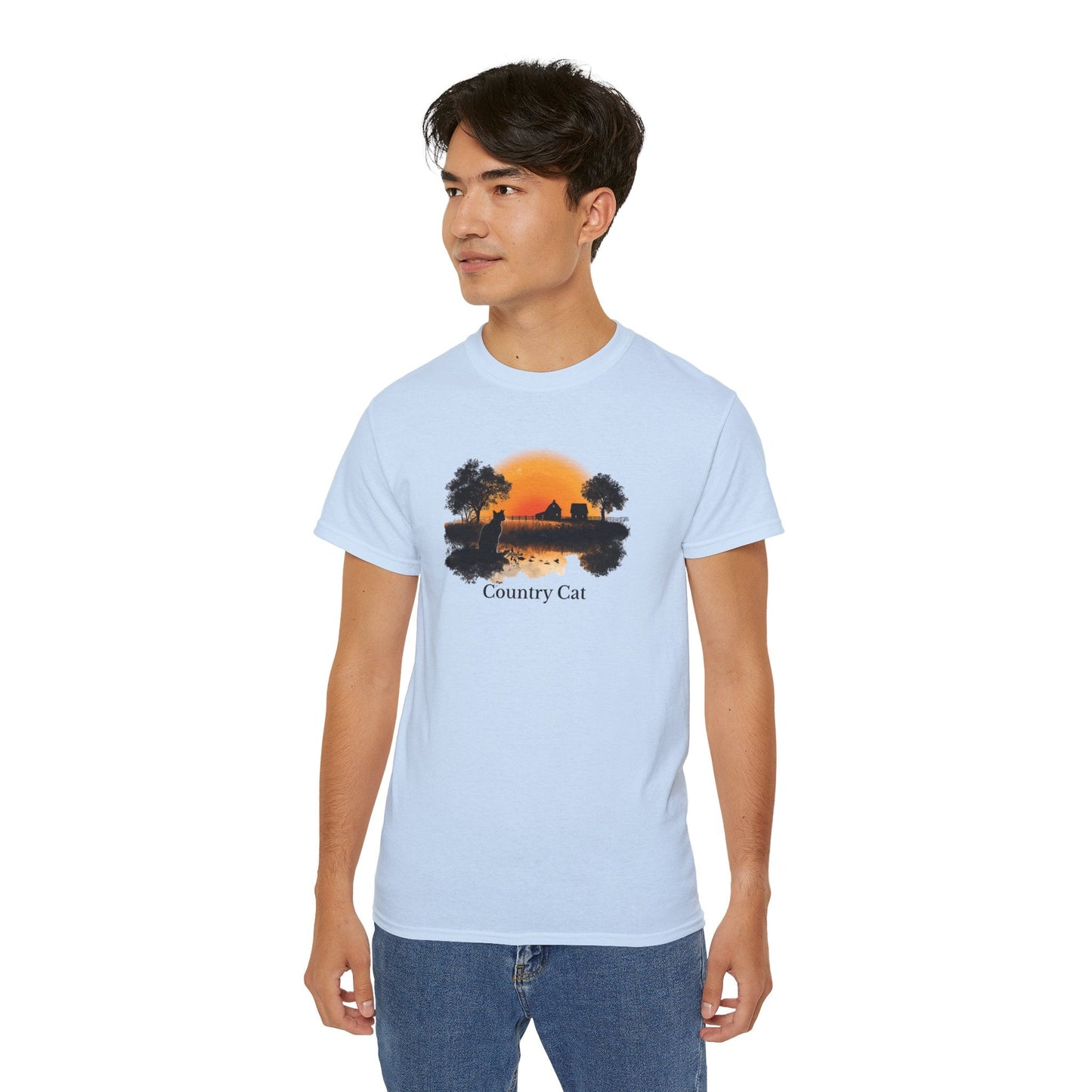 Country Cat Unisex Graphic Tee