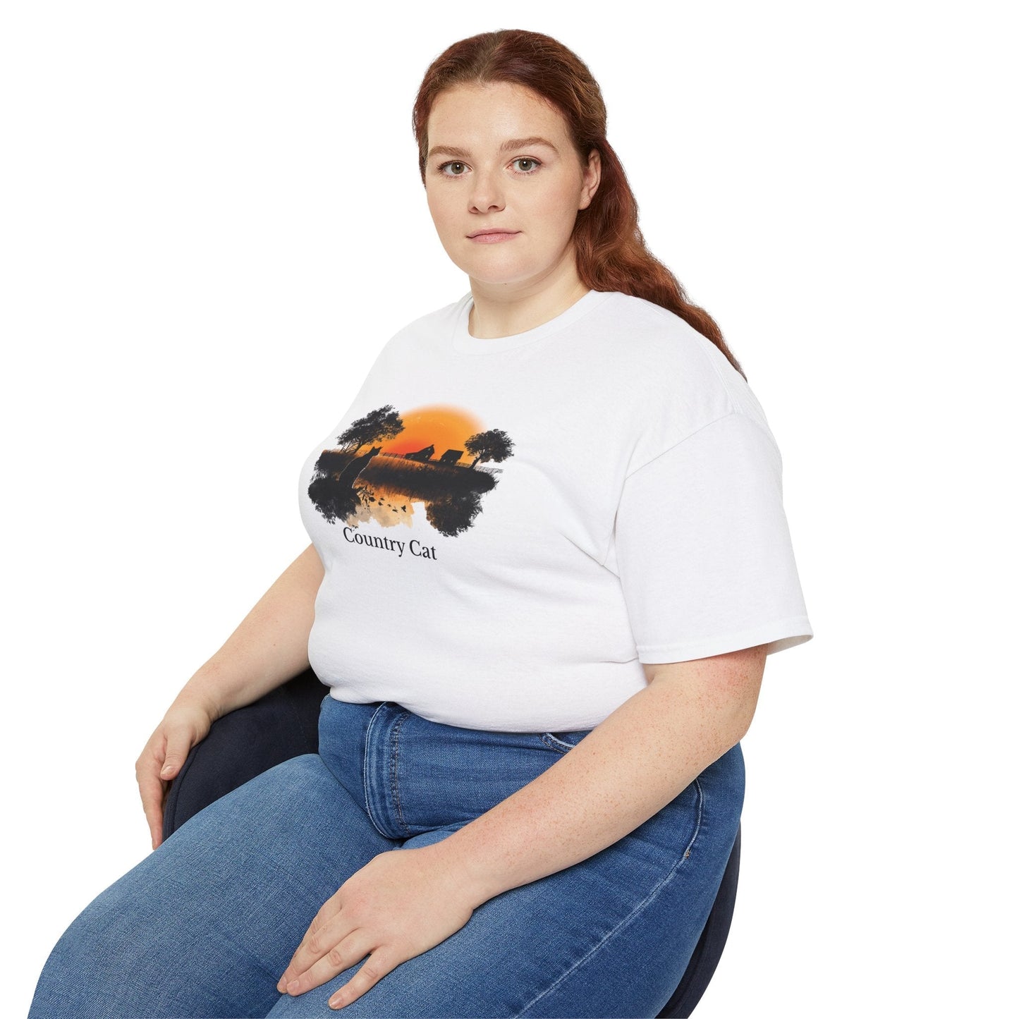 Country Cat Unisex Graphic Tee