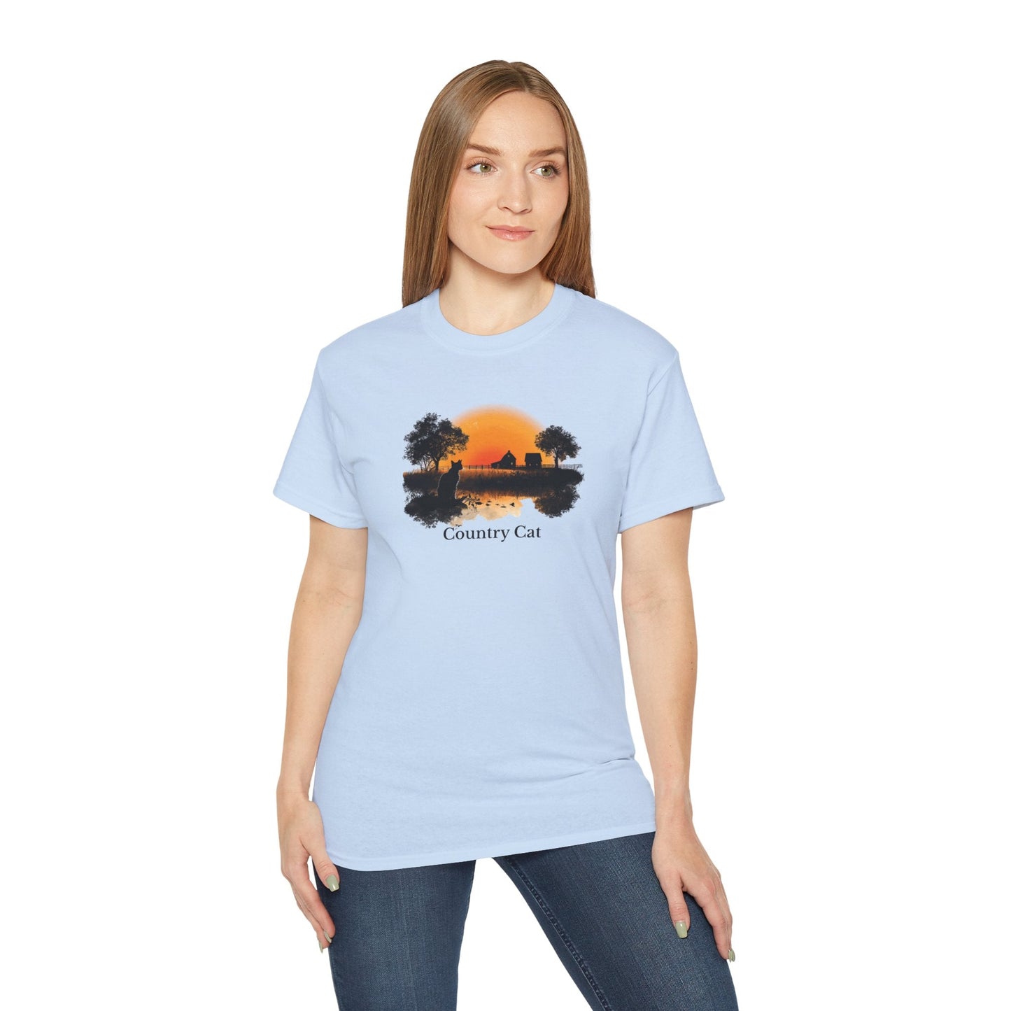 Country Cat Unisex Graphic Tee