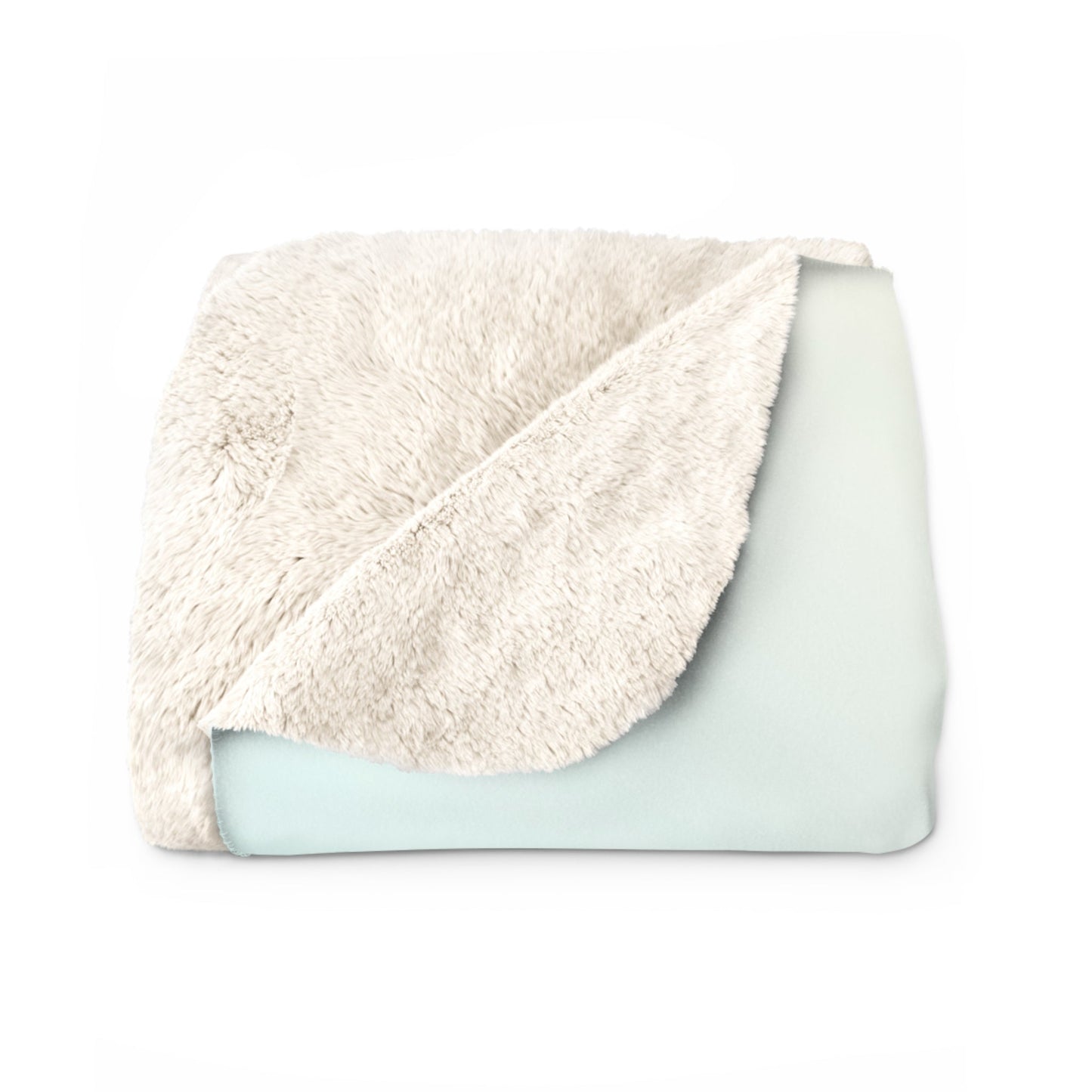 Cozy Paw Print Sherpa Fleece Blanket