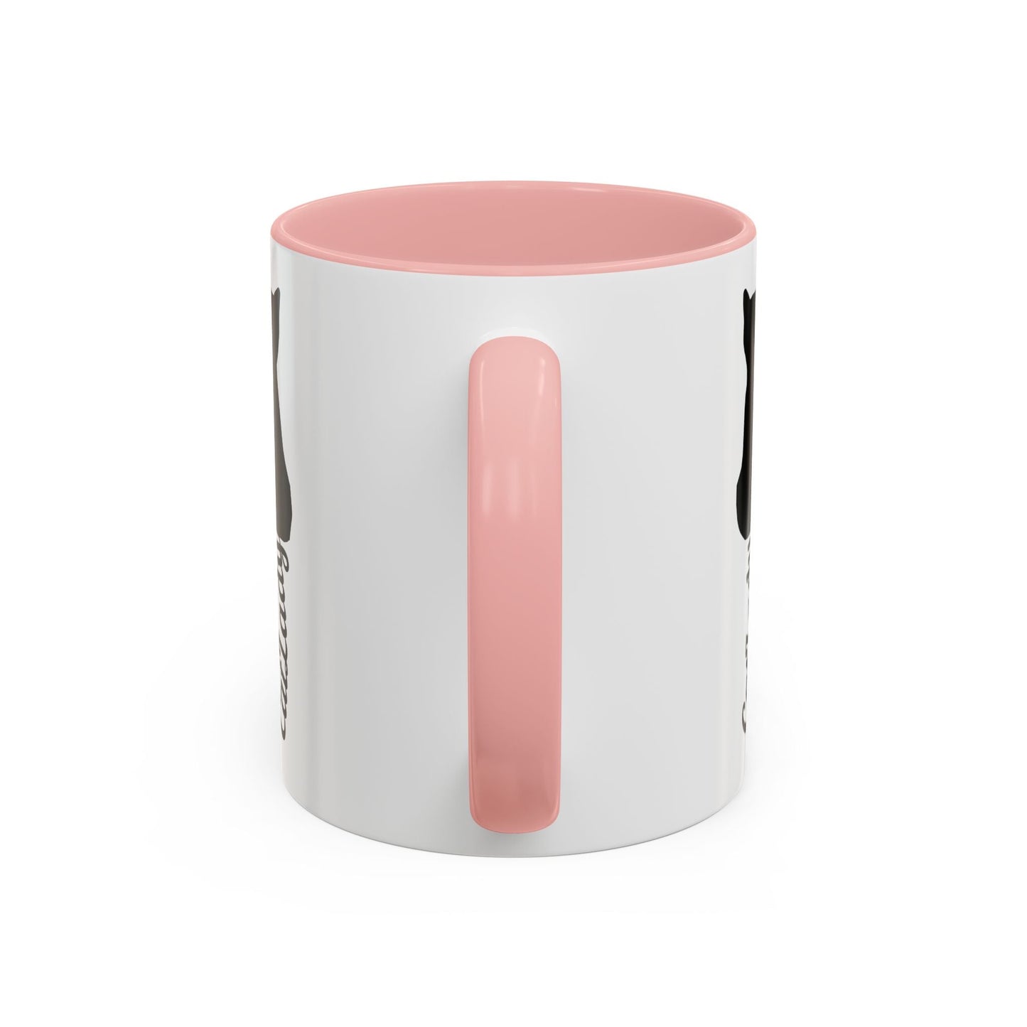 Cursive Tail Cat Lady Coffee Mug