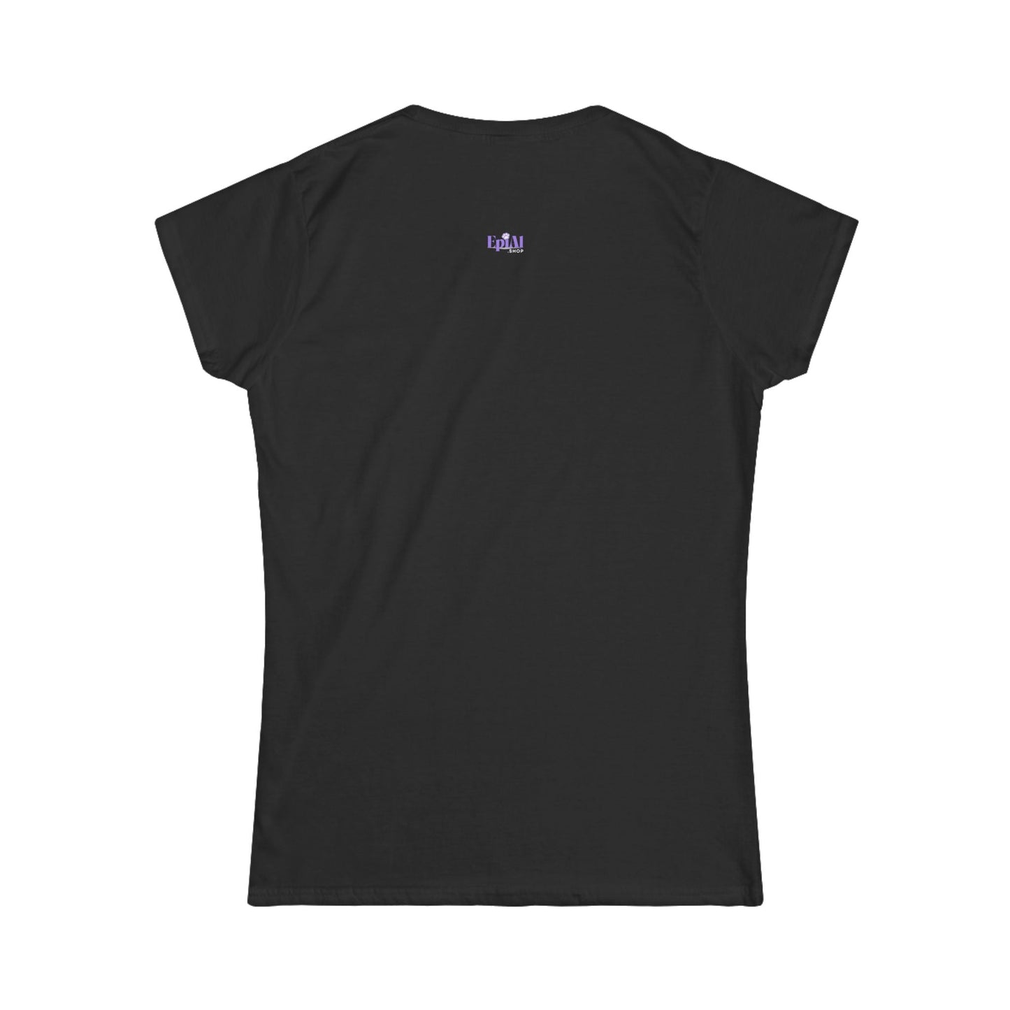 Cute Cat Lady Graphic Softstyle T-Shirt