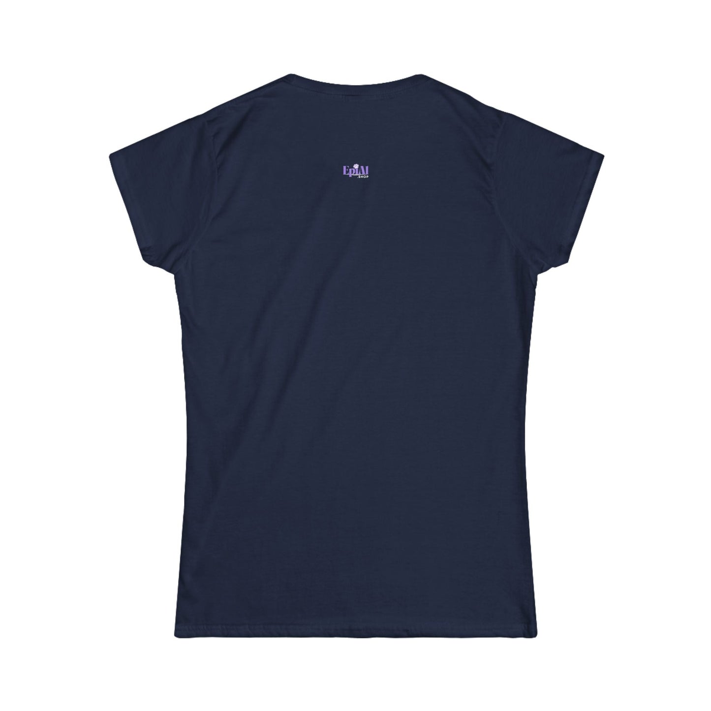 Cute Cat Lady Graphic Softstyle T-Shirt