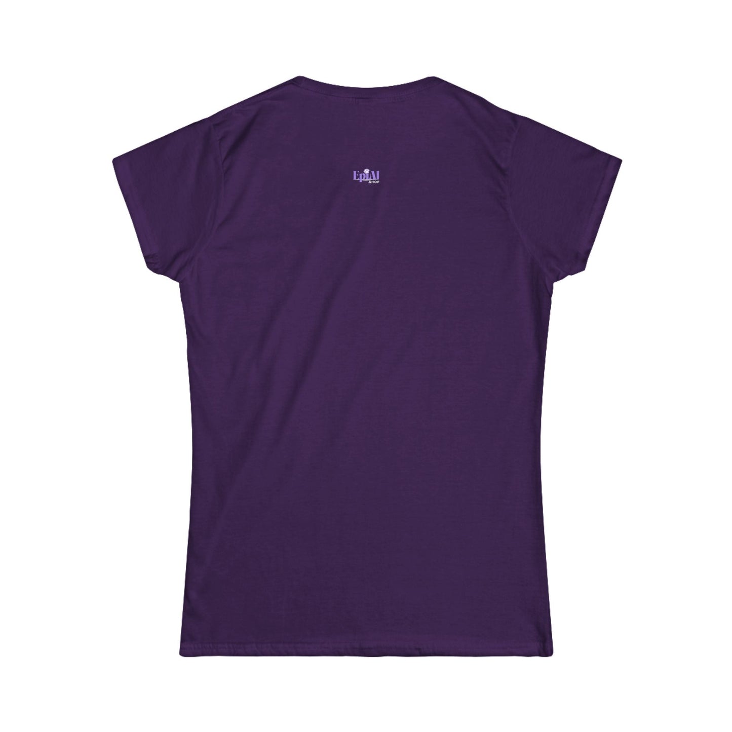 Cute Cat Lady Graphic Softstyle T-Shirt