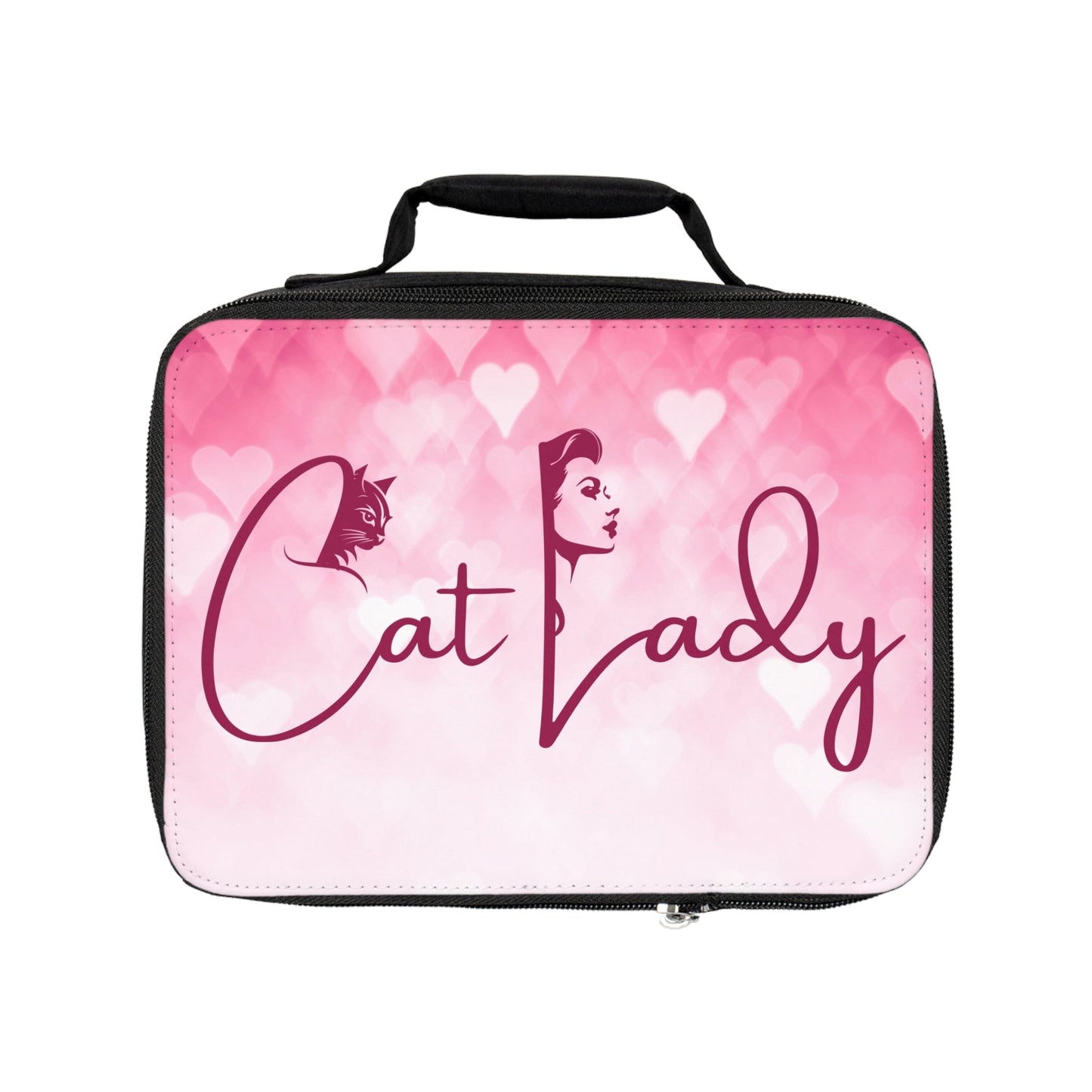 Cute Cat Lady Lunch Bag - Insulated Tote