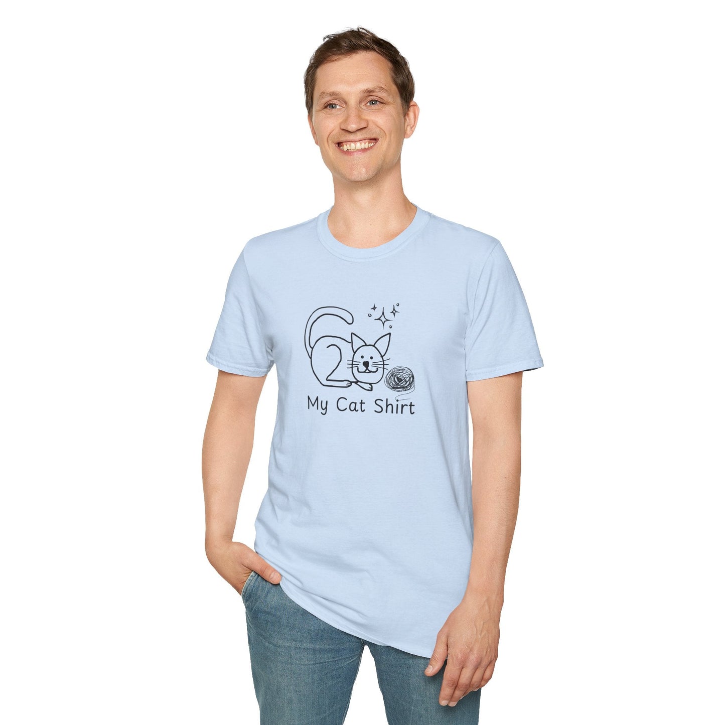 Cute Cat Lover T-Shirt - My Cat Shirt Design