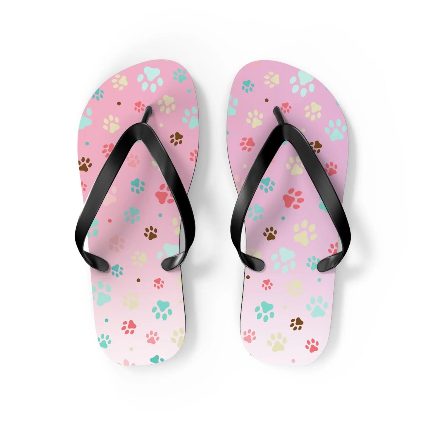 Cute Paw Print Flip Flops for Animal Lovers
