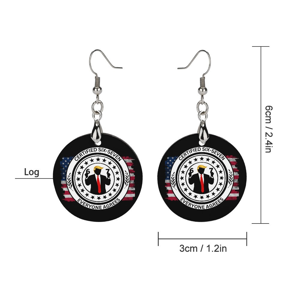 Certified Six-Seven Statement Earrings