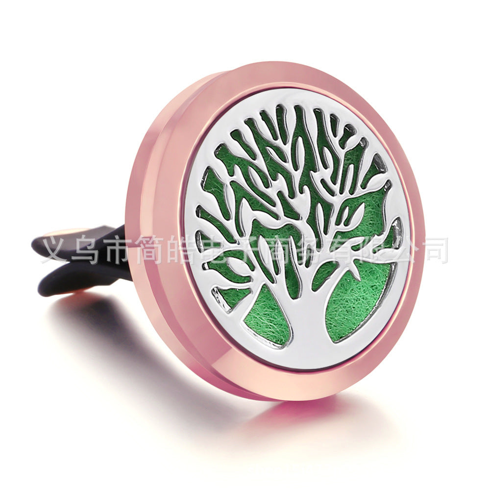 Rose Gold Car Air Freshener Clip with Decorative Box