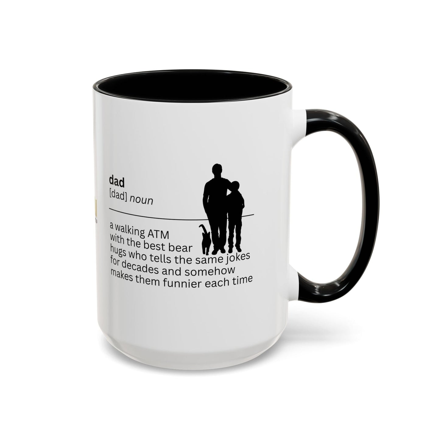 Dad ATM Accent Coffee Mug - Perfect Gift for Dads