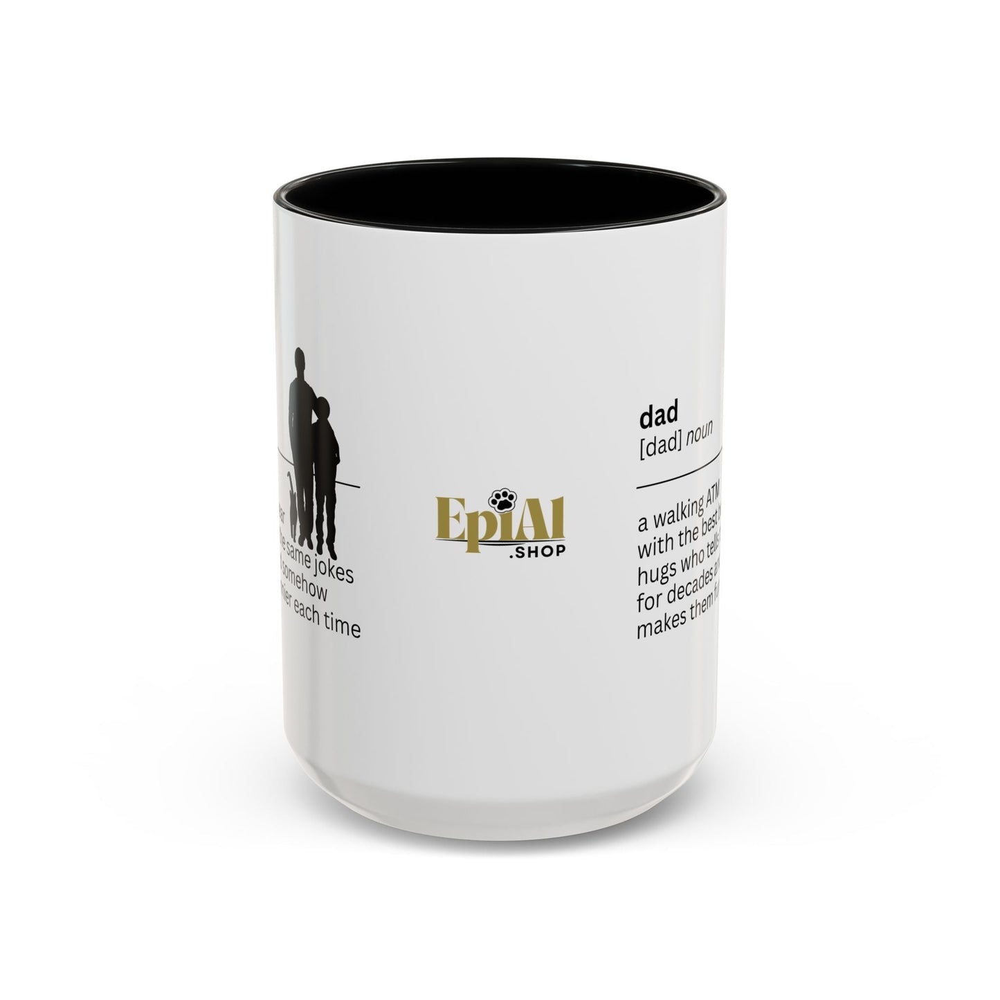 Dad ATM Accent Coffee Mug - Perfect Gift for Dads