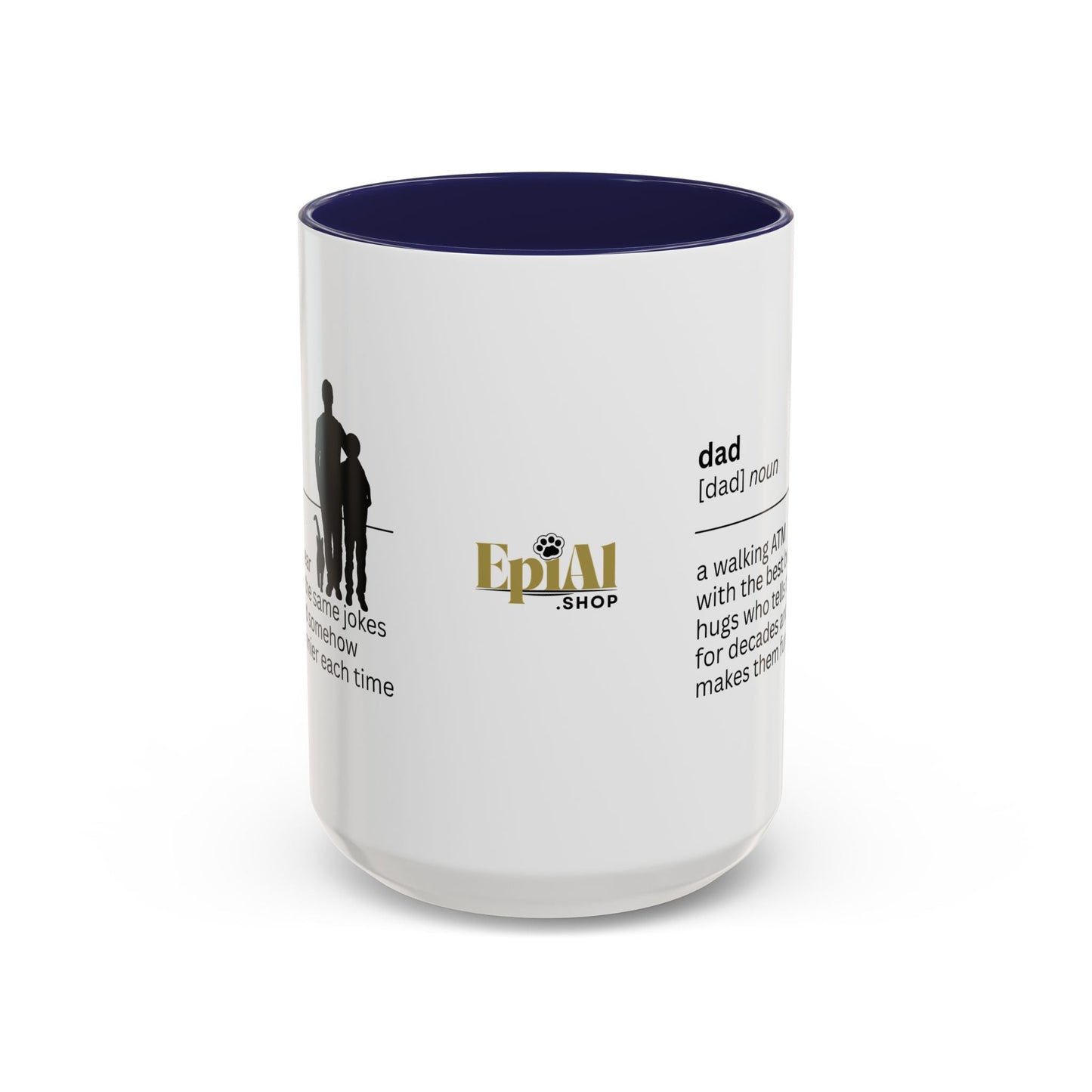 Dad ATM Accent Coffee Mug - Perfect Gift for Dads
