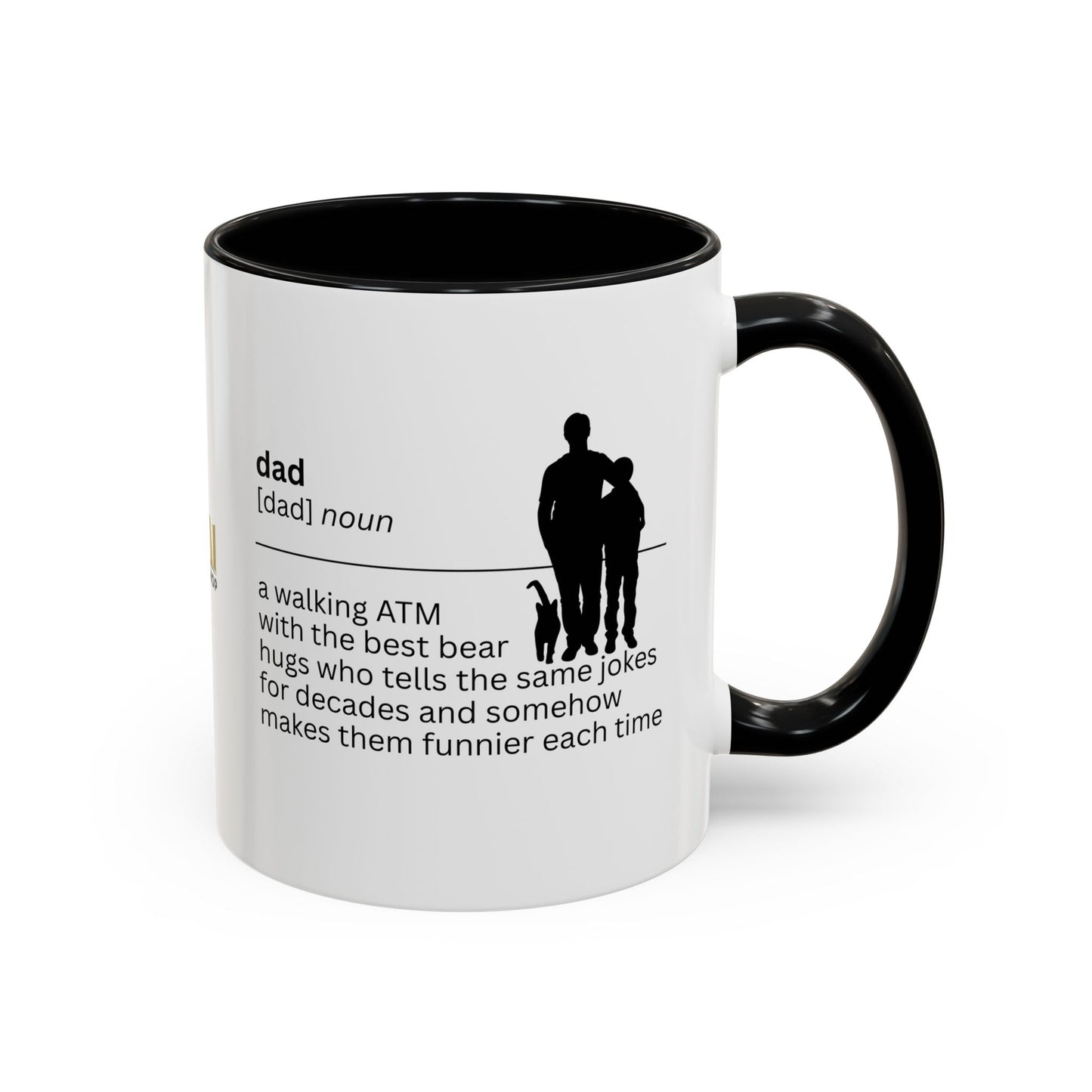 Dad ATM Accent Coffee Mug - Perfect Gift for Dads