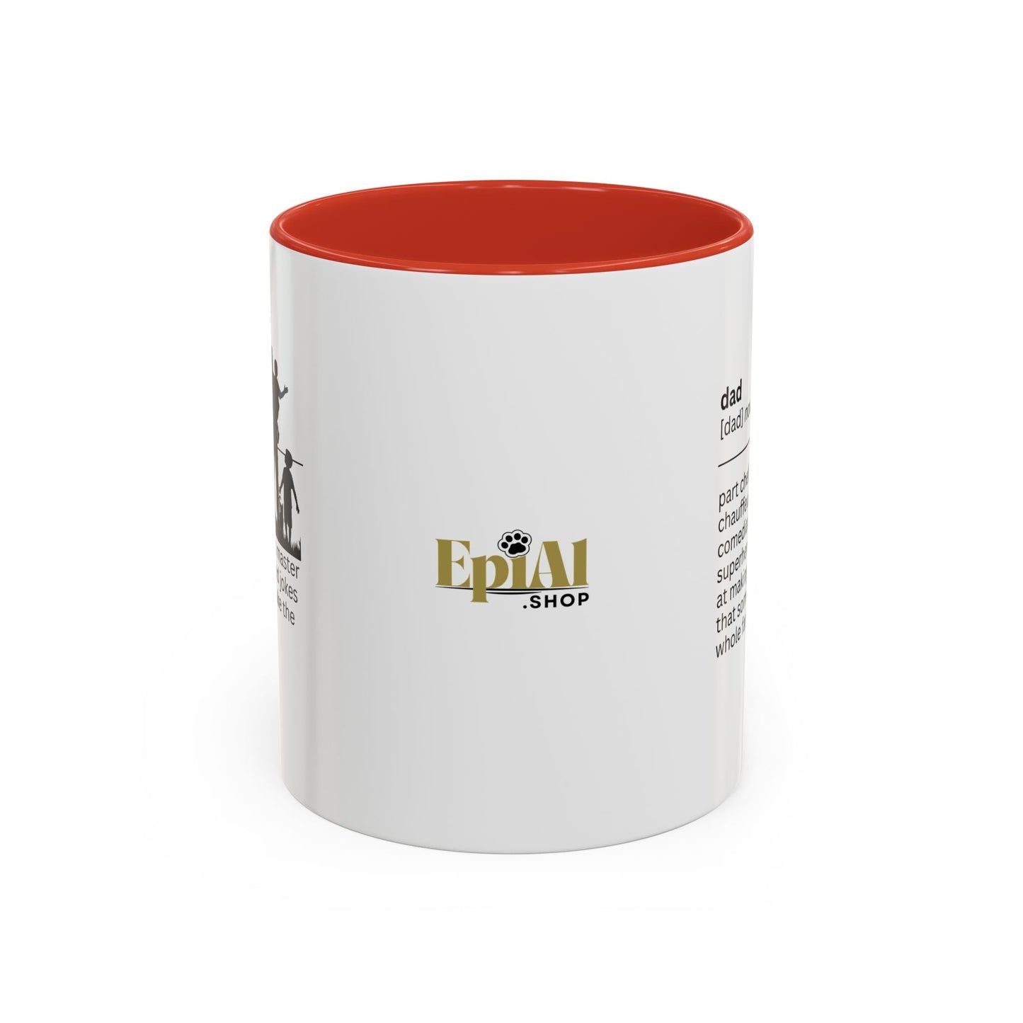 Dad Jokes Accent Coffee Mug - Perfect Gift for Dads