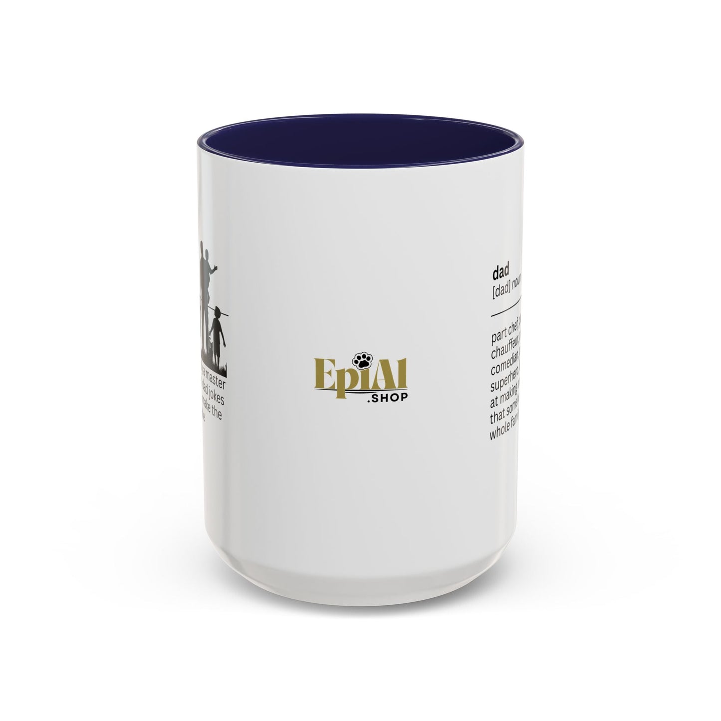 Dad Jokes Accent Coffee Mug - Perfect Gift for Dads