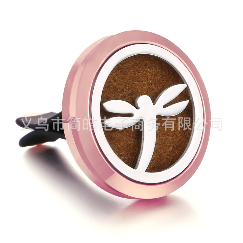 Rose Gold Car Air Freshener Clip with Decorative Box
