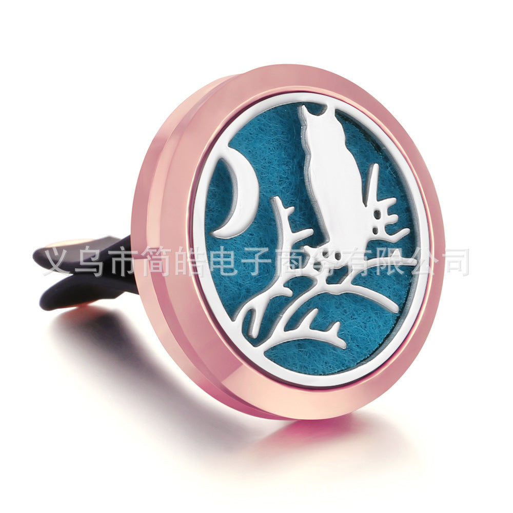 Rose Gold Car Air Freshener Clip with Decorative Box