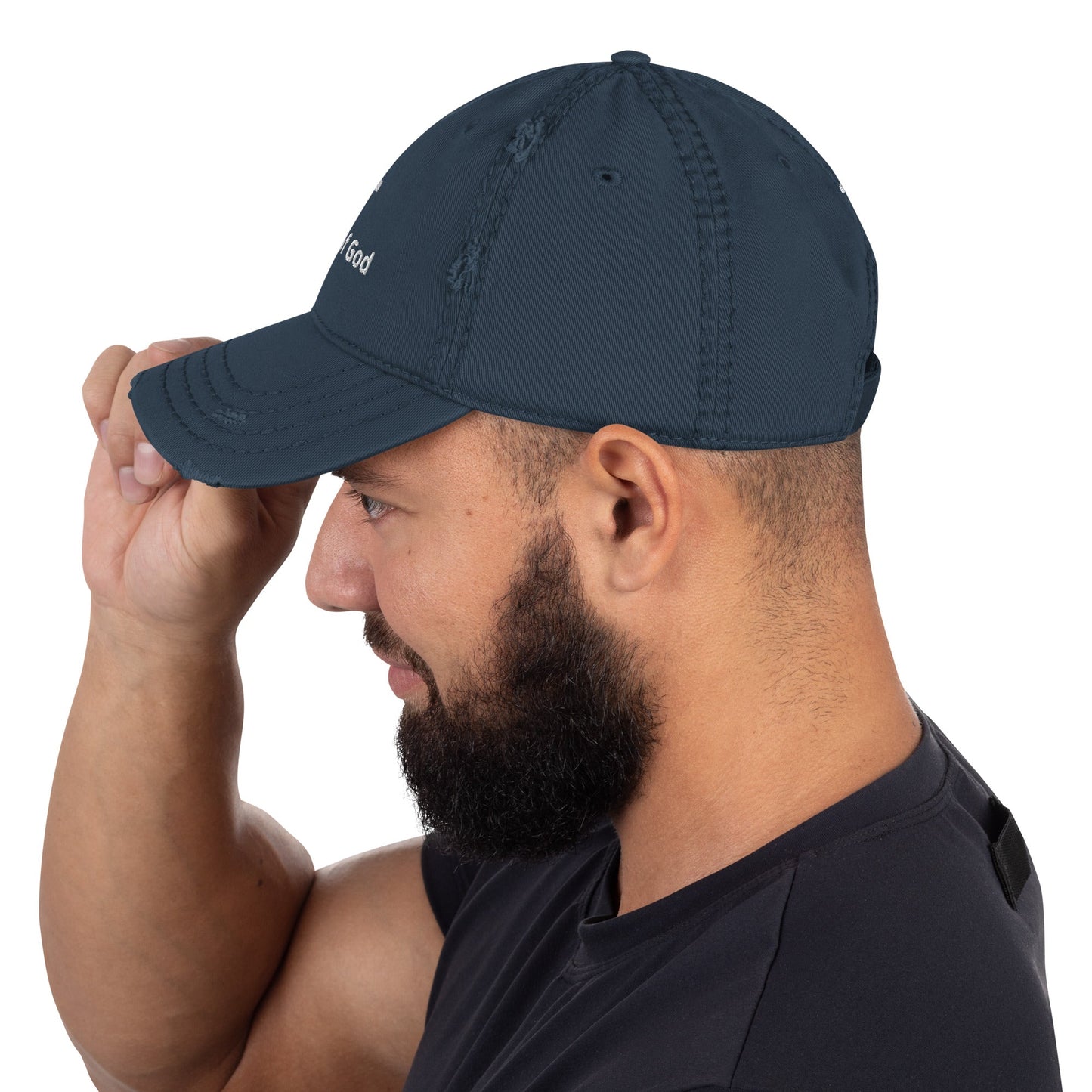 Child of God Distressed Embroidered Dad Hat