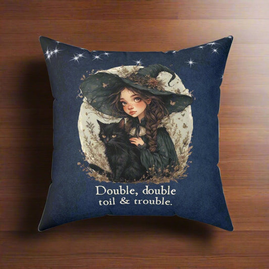 Double Double Toil & Trouble Pillow