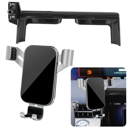 LUNQIN Car Phone Holder for Lincoln Nautilus 2024 2025 SUV Auto Interior Accessories Best Cell Phones Mount Cellphone Mobile Cradle Charging Navigation Bracket Screen Stand Accessory