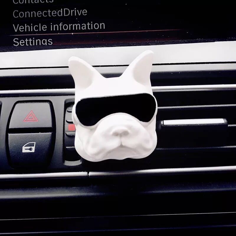 Car Air Freshener Clip - French Bulldog Design