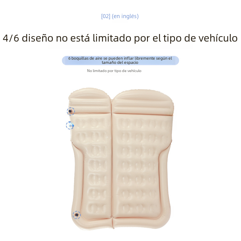 Inflatable Car Mattress for SUV Travel and Backseat