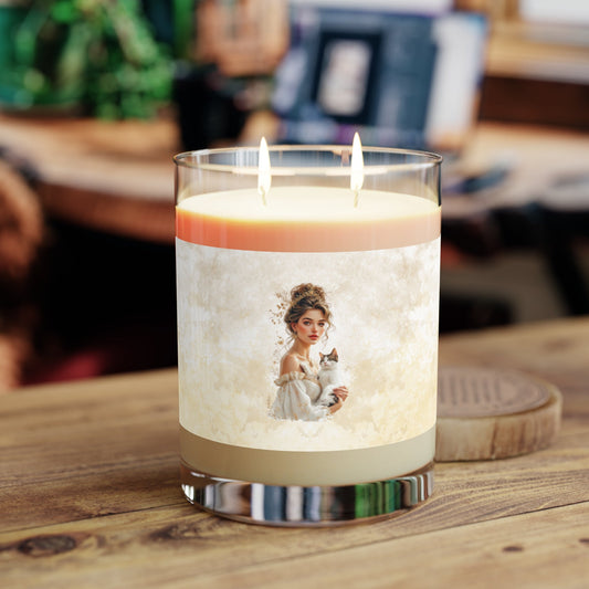 Elegant Cat Lady Candle | Cozy Cat Lover Soy Candle
