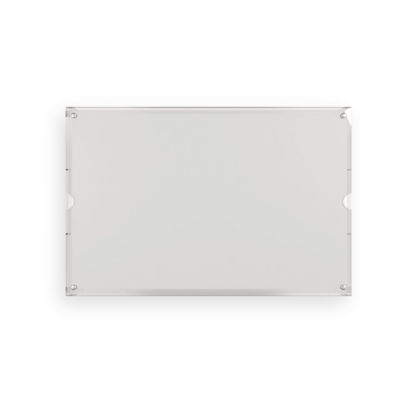Elegant Cat-Themed Acrylic Serving Tray