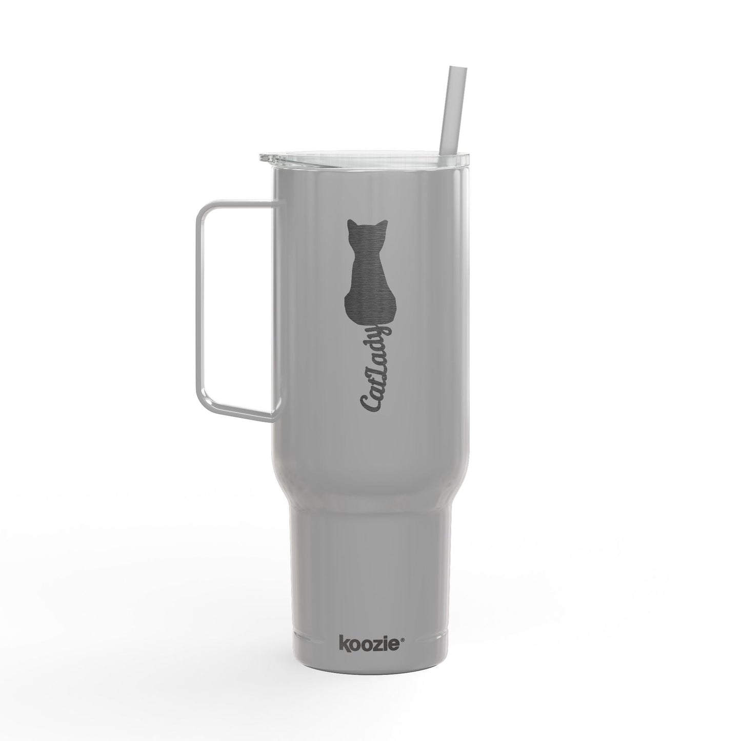 Engraved Cat Lover Travel Mug - 40oz Gift for Cat Enthusiasts