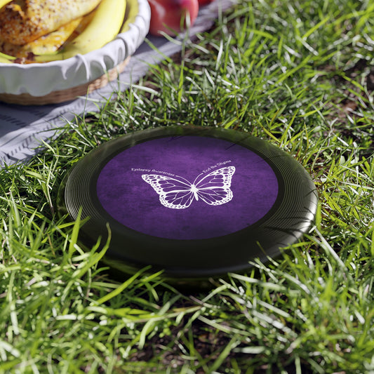 Epilepsy Awareness Flying Disc - End the Stigma Butterfly Design