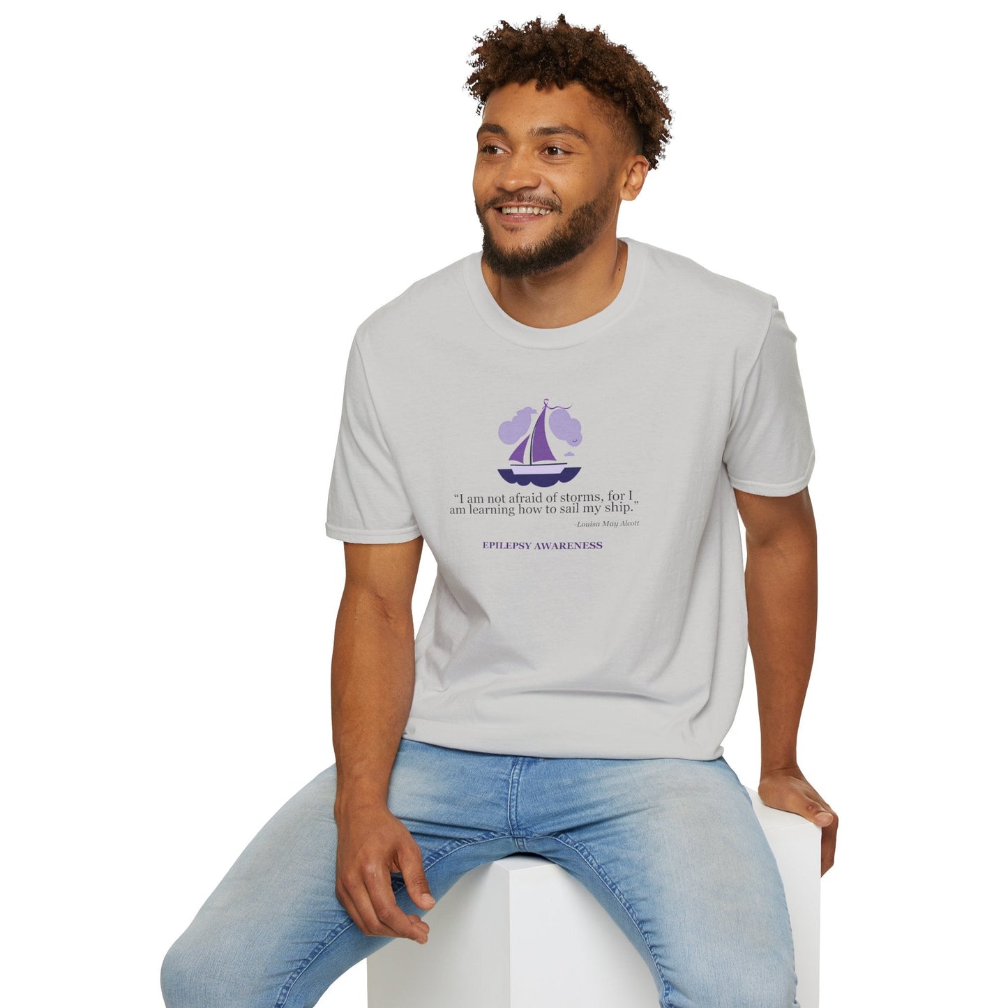 Epilepsy Awareness Quote T-Shirt - Unisex Softstyle Tee for Every Advocate