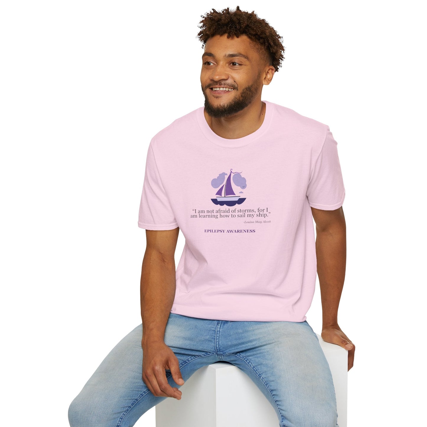 Epilepsy Awareness Quote T-Shirt - Unisex Softstyle Tee for Every Advocate