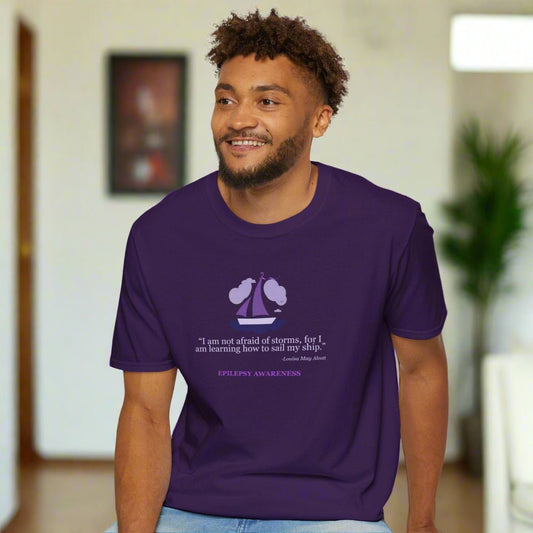 Epilepsy Awareness Quote T-Shirt - Unisex Softstyle Tee for Every Advocate