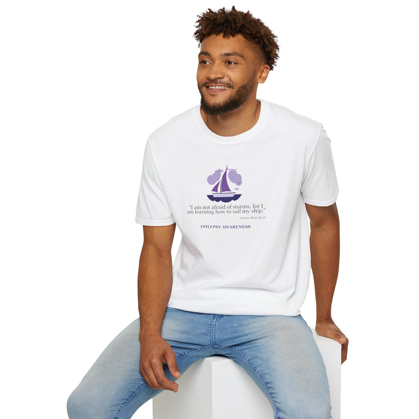 Epilepsy Awareness Quote T-Shirt - Unisex Softstyle Tee for Every Advocate