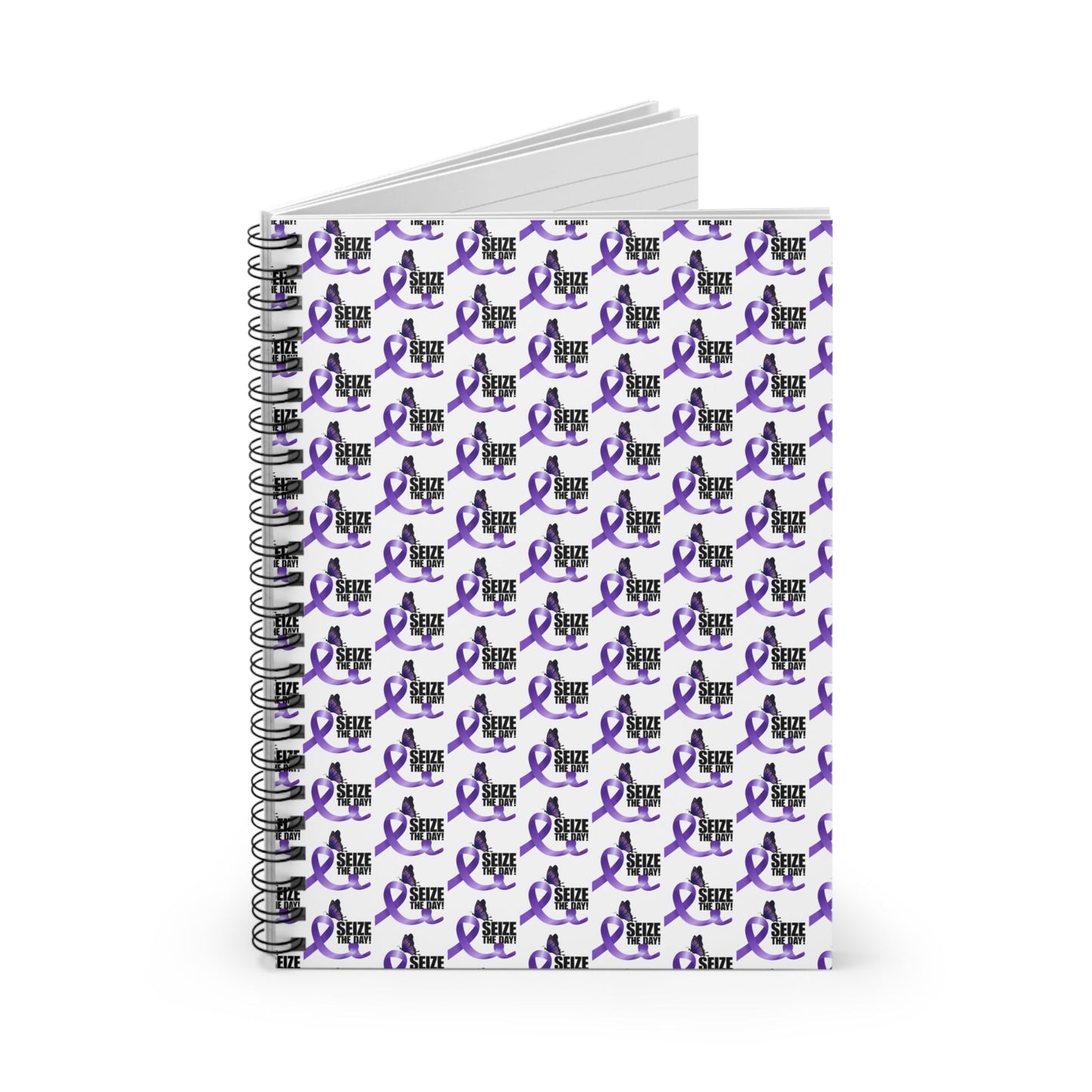 Epilepsy Awareness Spiral Ruled-Lined Notebook