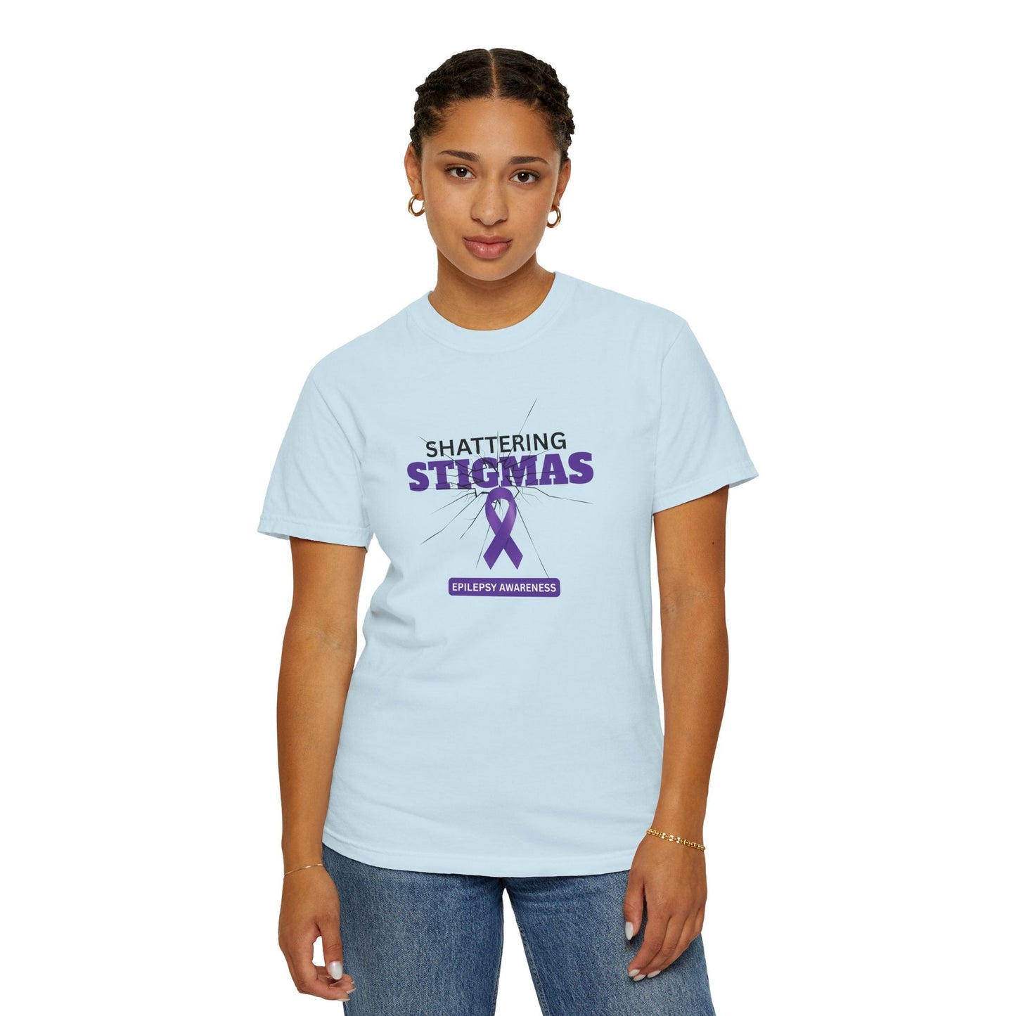 Epilepsy Awareness Unisex Garment-Dyed T-Shirt - Shattering Stigmas