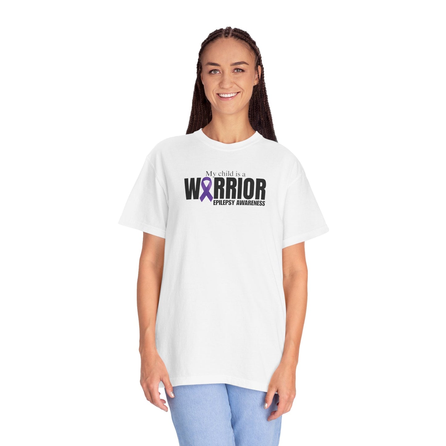 Epilepsy Awareness Warrior T-Shirt - My Child is Warrior Epilepsy Awareness