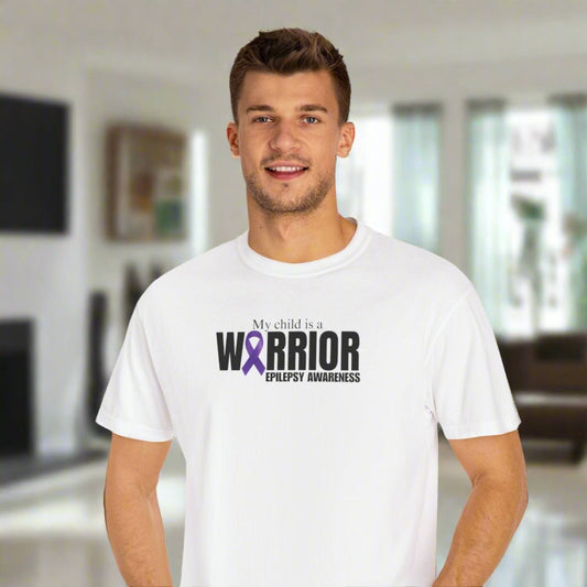 Epilepsy Awareness Warrior T-Shirt - My Child is Warrior Epilepsy Awareness