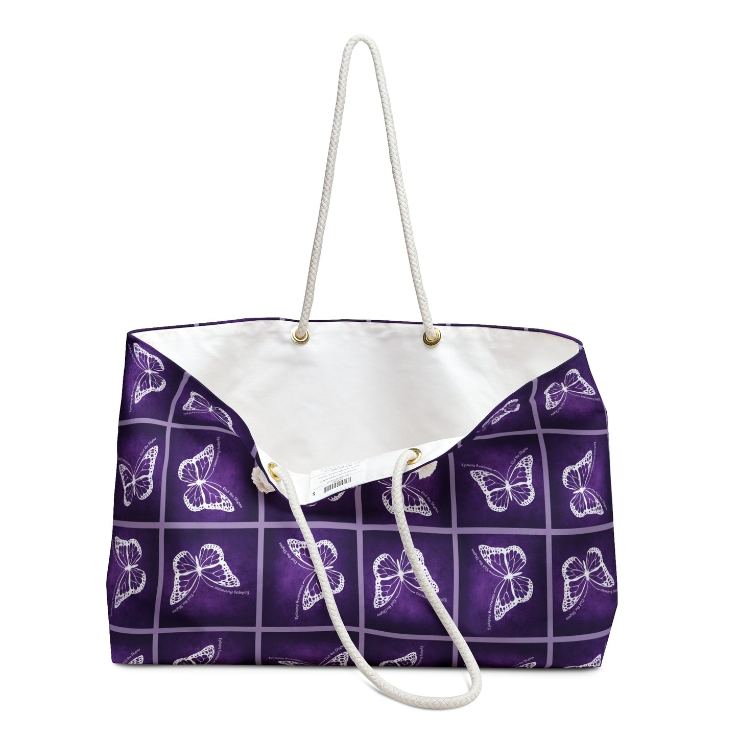 Epilepsy Butterfly Weekender Bag