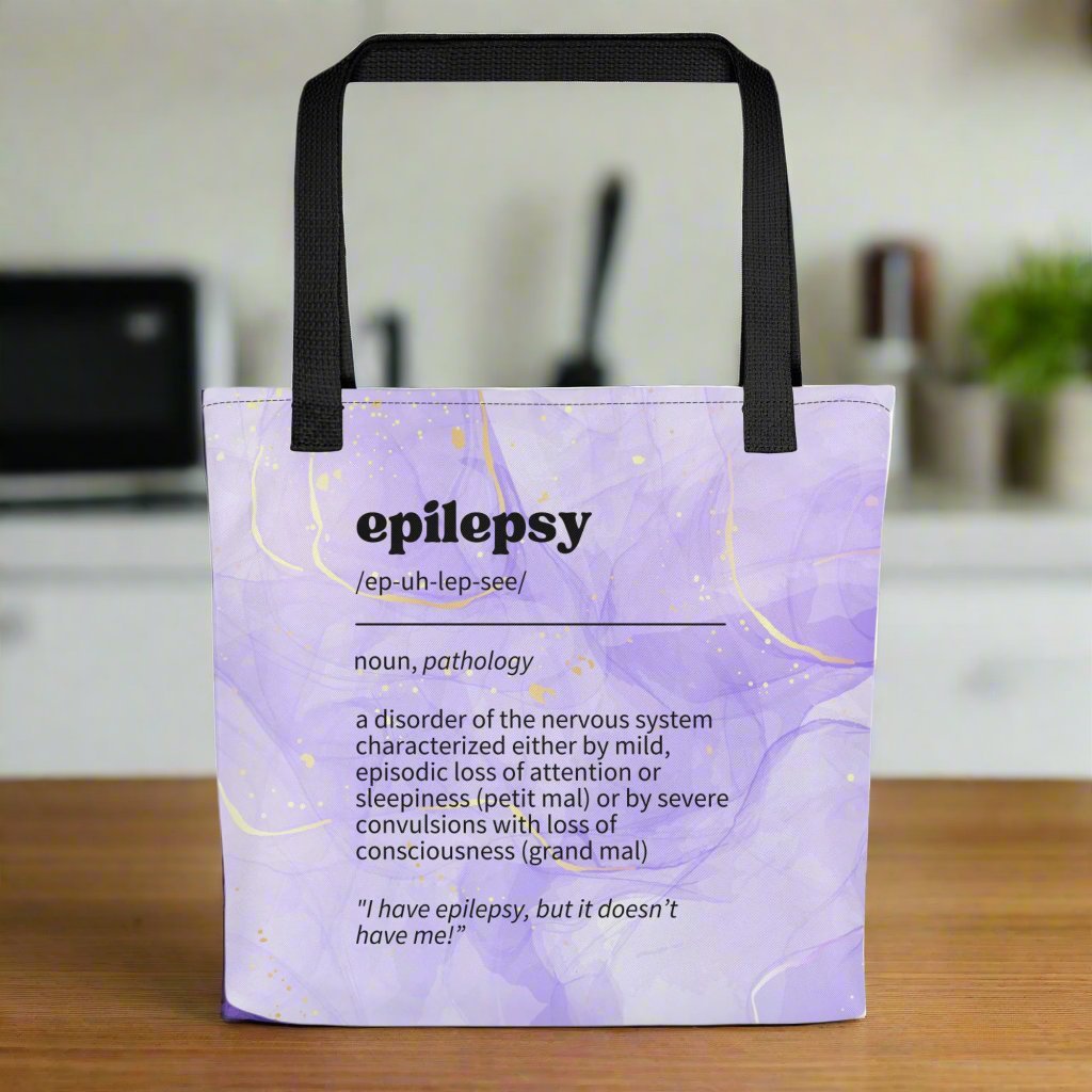 “Epilepsy Definition” Awareness Tote Bag