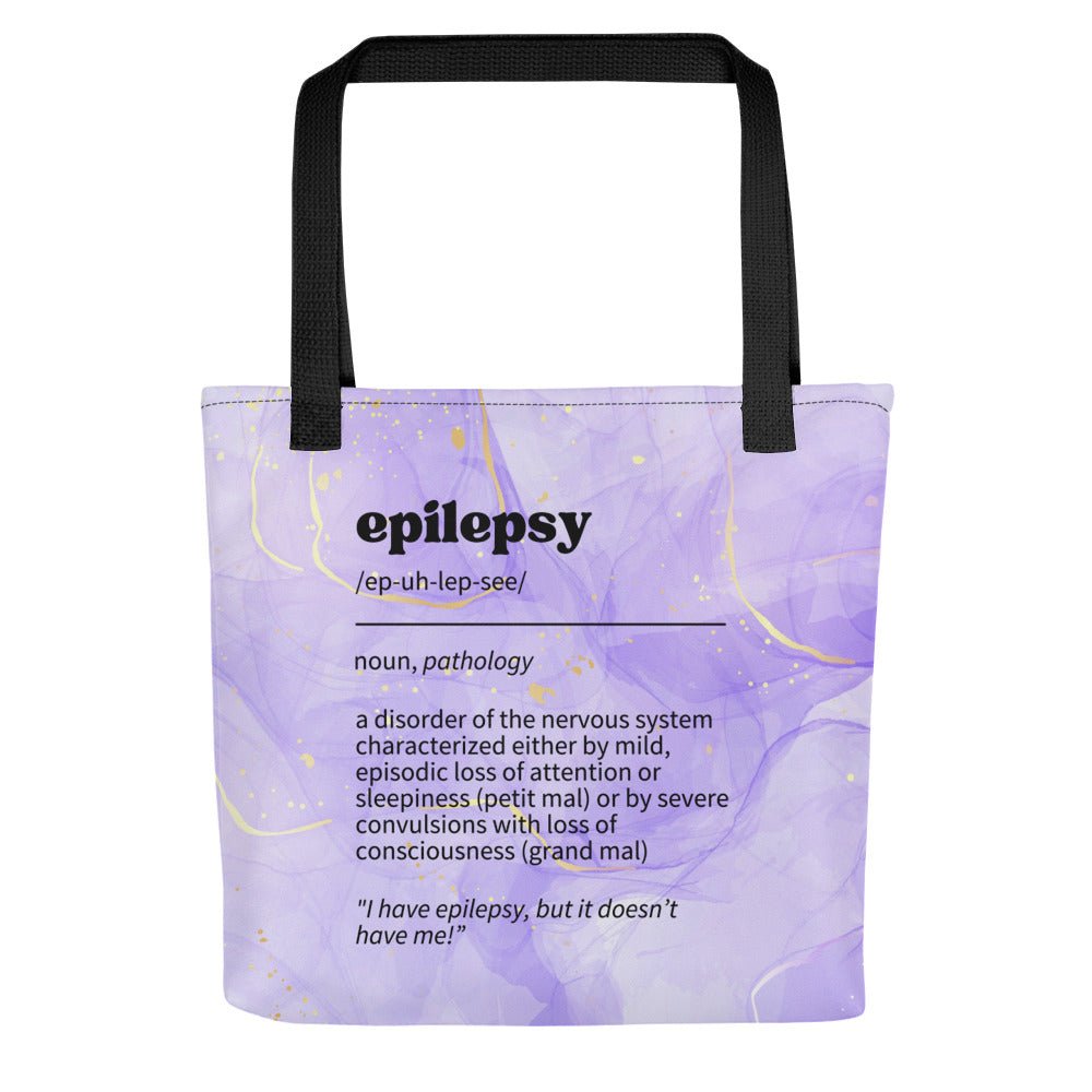“Epilepsy Definition” Awareness Tote Bag