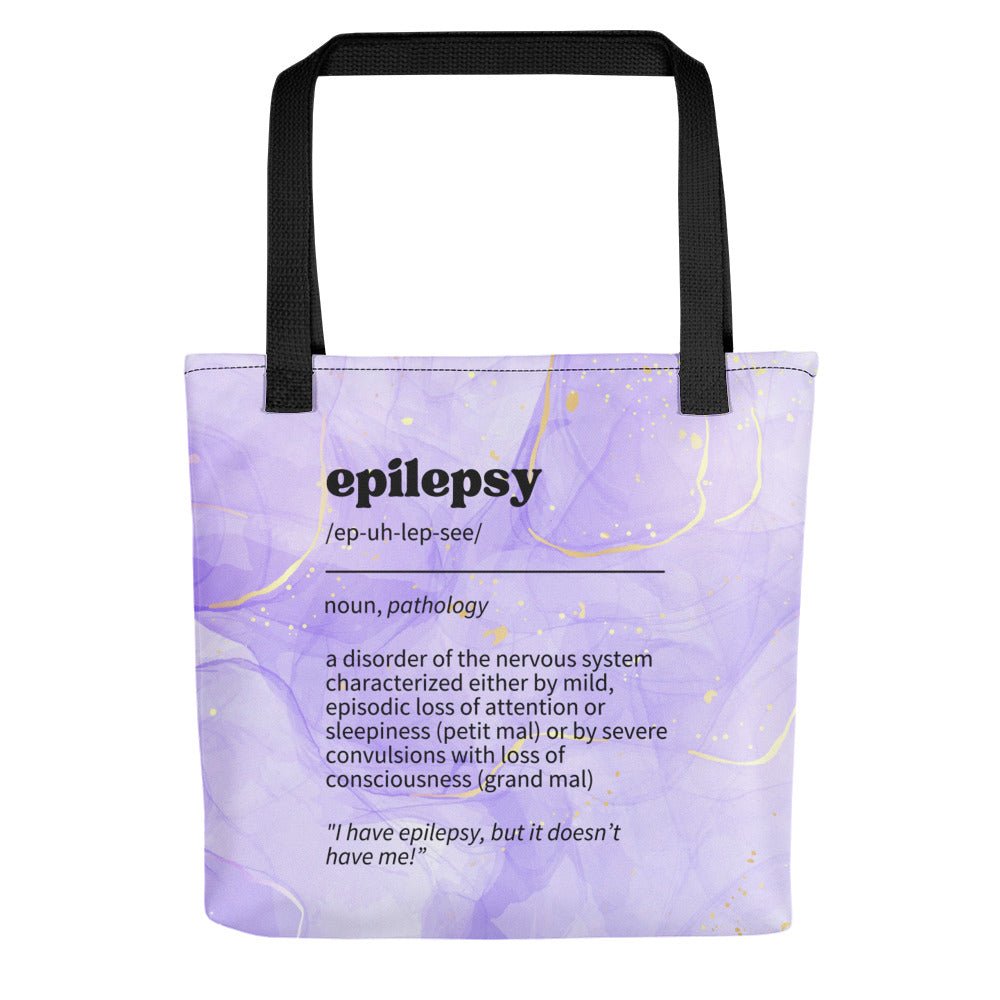 “Epilepsy Definition” Awareness Tote Bag