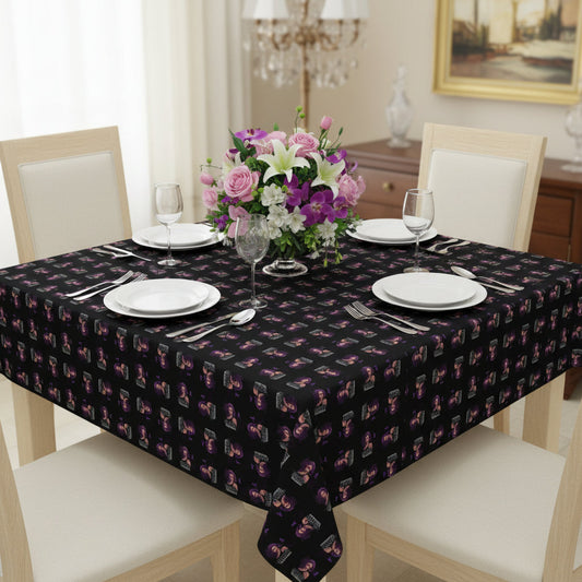 Epilepsy Warrior Woman Print Tablecloth for Dining
