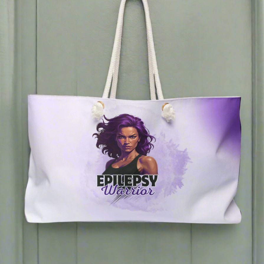 Epilepsy Warrior Woman Weekender Bag
