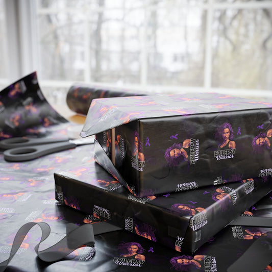 Epilepsy Warrior Woman Wrapping Paper