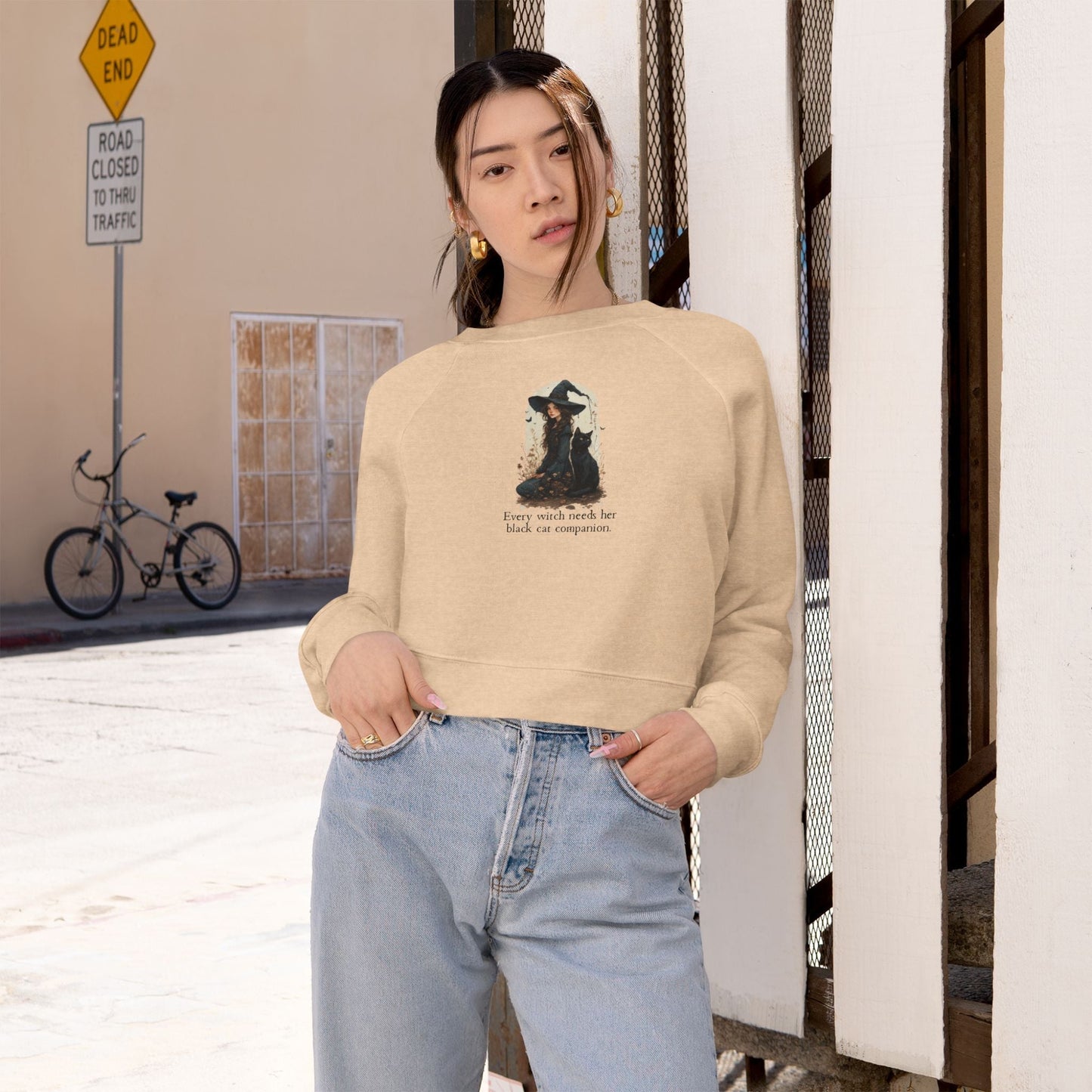 Every Witch — Cropped Fleece Pullover