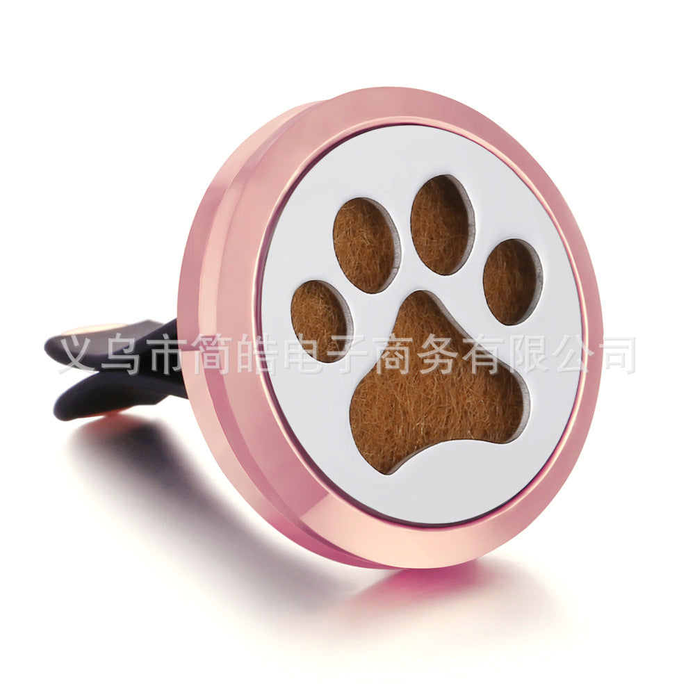 Rose Gold Car Air Freshener Clip with Decorative Box
