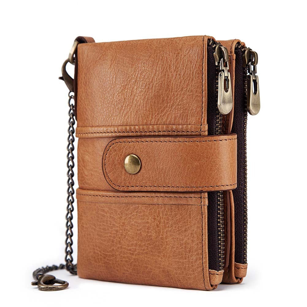 Anti-theft brush wallet